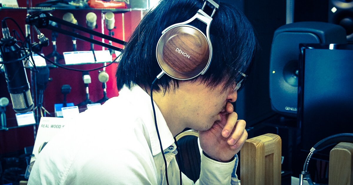 デノンヘッドホンAH-D5200について、レコーディングエンジニア古賀健一