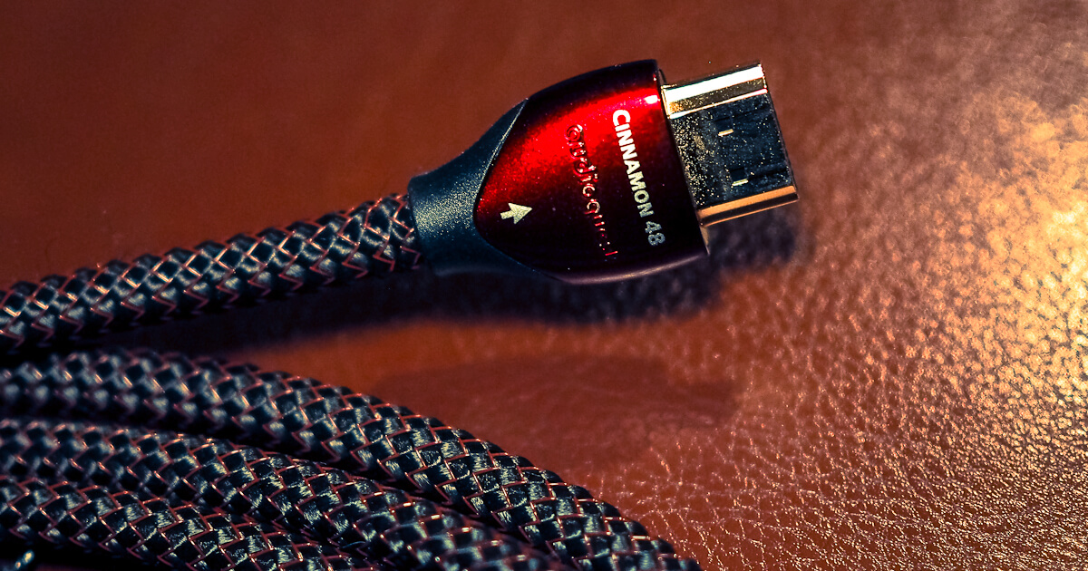 ふつうのHDMIケーブルとAudioQuestのCinnamon48を聴き比べてみた