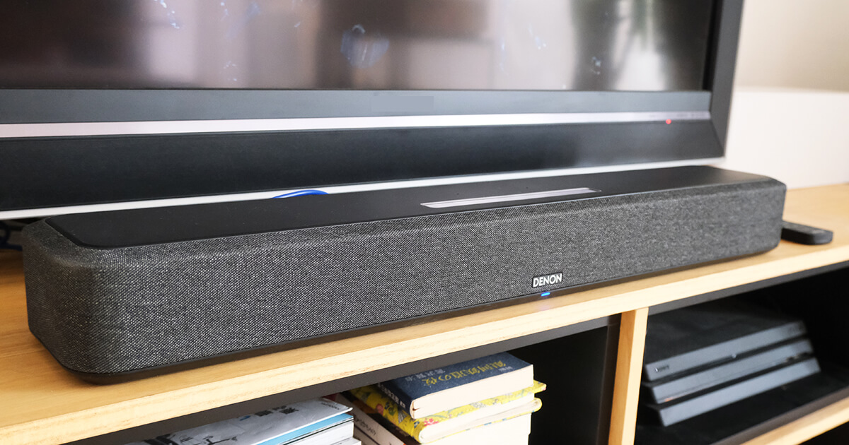 DENON HOME SOUND BAR 550×DENON HOME150（2台）でリアルサラウンドを